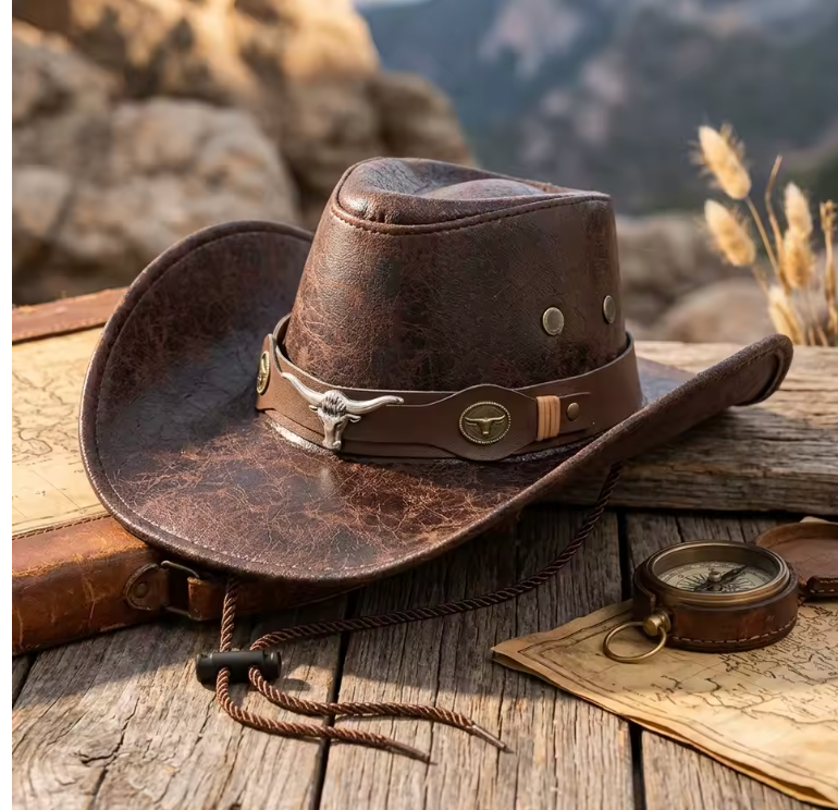 Handmade Leather Cowboy Hats