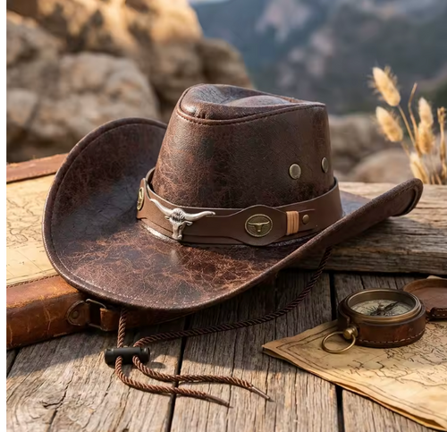 Handmade Leather Cowboy Hats